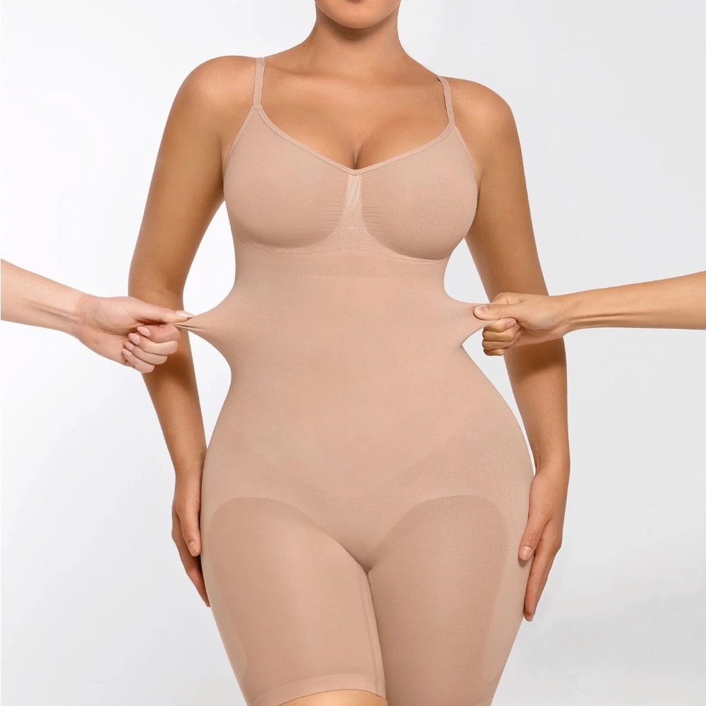 Seamless Shapewear Bodysuit in Tan - Picture 2 of 9